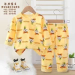 ست بلوز شلوار نخی کودک طرح گوفی Dinamic Baby - 4-%d8%aa%d8%a7-5-%d8%b3%d8%a7%d9%84