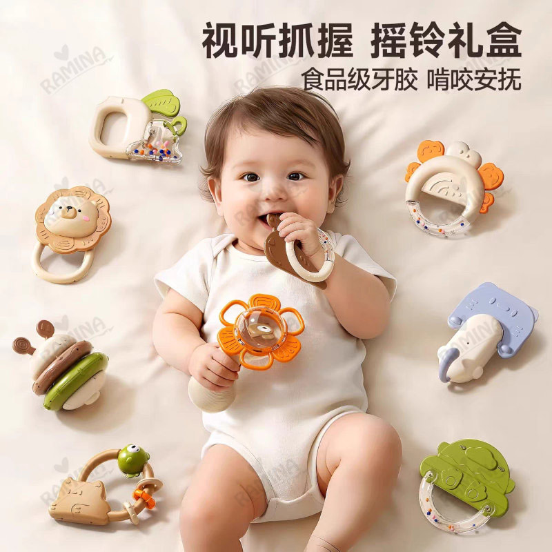 پک جغجغه طرح خرس 12 عددی فان بیبی Fun Baby