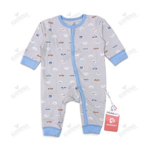 سرهمی نخی مچدار نوزادی پسرانه طرح ماشین ها کد 010 هوم ست Homeset