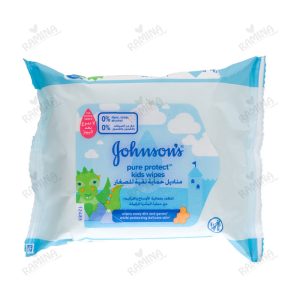 دستمال مرطوب مدل Pure Protect بسته 25 عددی جانسون Johnson's