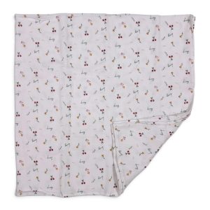 خشک کن دورپیچ نوزاد چند کاره موسلین طرح گیلاس بیبی فورلایف Baby4life
