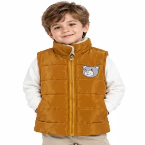 پافر شمعی بچه گانه 3 تا 6 سال طرح خرس خردلی