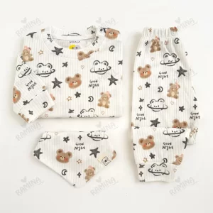 ست بلوز شلوار نوزاد و کودک طرح گودنایت کوالا Koala