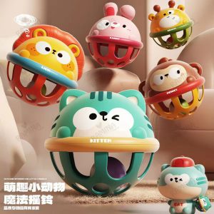 جغجغه توپی نوزاد 1161 طرح حیوانات Little Tin Lok