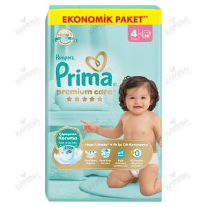 پوشک بچه سایز چهار 46 عددی لهستانی پریما پمپرز Prima Pampers