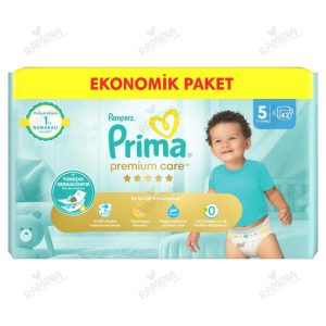 پوشک بچه پنج سه 42 عددی لهستانی پریما پمپرز Prima Pampers