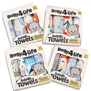 دستمال نخی 4 عددی بیبی فورلایف BABY4LIFE