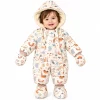 کاپشن سرهمی کلاه دار با دستکش و جوراب طرح کوهستان بیبی بو Baby Boo