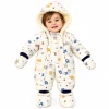 کاپشن سرهمی کلاه دار با دستکش و جوراب طرح خرس بیبی بو Baby Boo