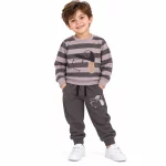 ست بلوز و شلوار دورس پسرانه 4 تا 7 سال کد 1133 طرح سگ رنگ طوسی تیره روشن Mobin - 4-%d8%aa%d8%a7-5-%d8%b3%d8%a7%d9%84