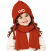 ست کلاه و شال گردن بافت 2 تا ۶ سال طرح Old - %d8%a2%d8%ac%d8%b1%db%8c