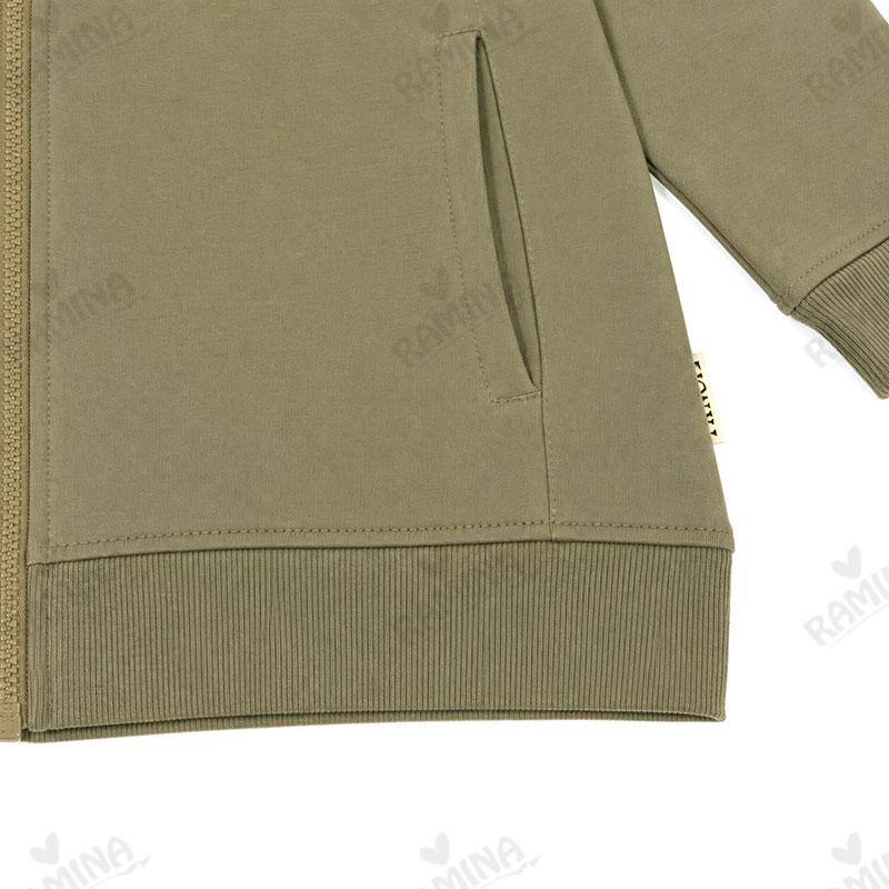 ست سویشرت شلوار دورس پسرانه 8 تا 11 سال کد 2741 طرح کلاه رنگ سبز Pancho